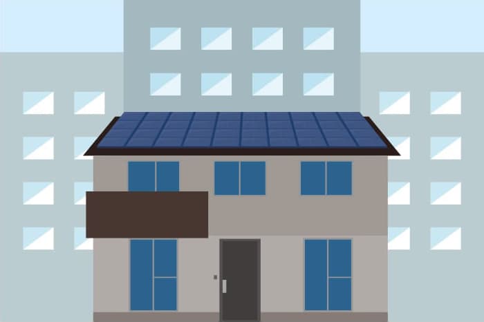 影の多い場所は発電量が大幅ダウンで経済メリット小